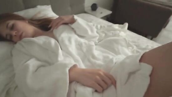 Наш уютный секс с любимой после горячего душа