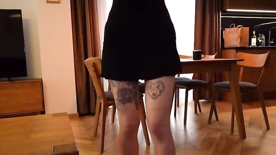 Обменялись спермой с ротика в ротик, вот это секс от первого лица...