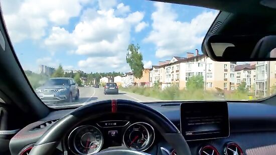 Отсосала другу за то, что покатал на Мерсе!