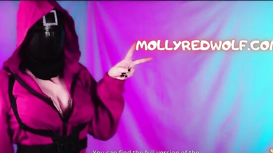 Порно пародия на игру в Кальмара - Попробуй не кончить в течении 10 минут!