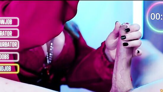 Порно пародия на игру в Кальмара - Попробуй не кончить в течении 10 минут!