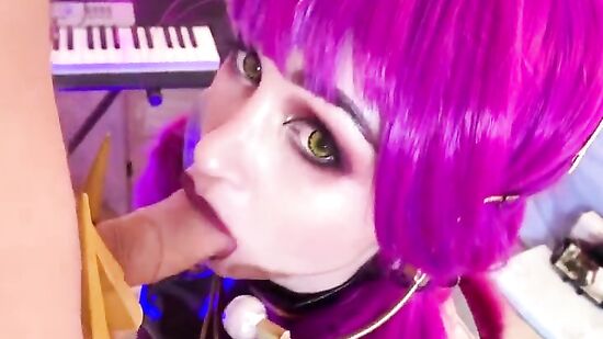 Эвелинн любит сосать член и жестко трахаться в анал