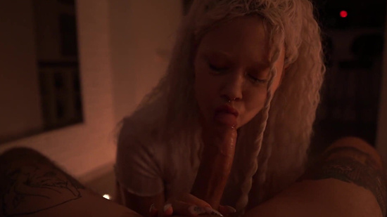 Вечерний отсос большого члена